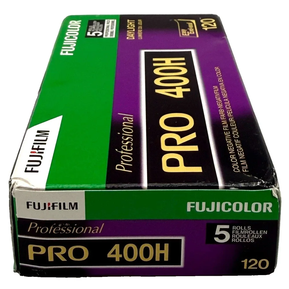 Fujifilm Fujicolor Pro 400H 120 Color Negative Film 5 Roll Pack EXP 2018 Sealed